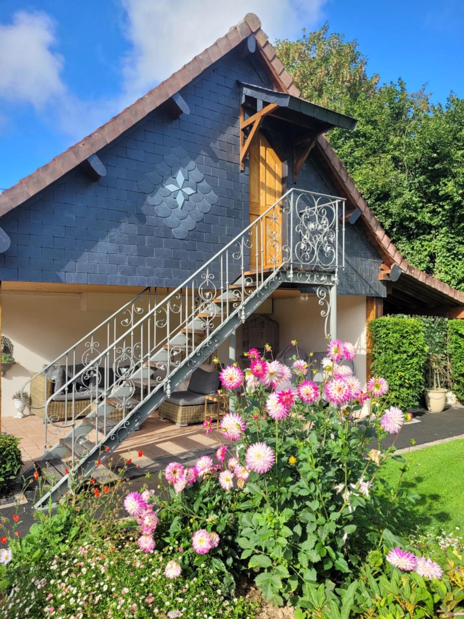 Bed and Breakfast Au Chant Des Oiseaux Le Torquesne Exterior foto